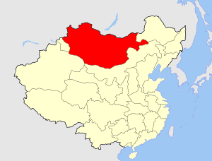 Qing Dynasty Mongolia map 1911