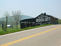 Rock City Barn on U.S. Highway 411 South, in Sevier County, Tennessee