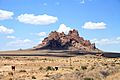 Rock West direction Shiprock - US Route 491 NM