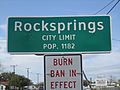 Rocksprings, TX, sign IMG 1337