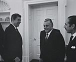 Ronald Reagan, Roberto Viola and Jorge A Aja Espil