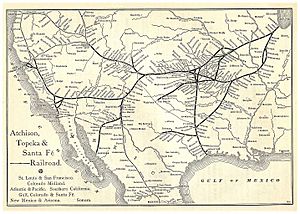 Santa Fe Route Map 1891