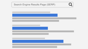 Search Engine Results Page (SERP) Graphic Illustration
