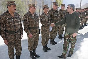 Serj Sargsyan in NKR-1