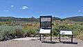Signage at Mountain Meadows Massacre Site - 22 July 2020