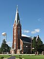 St. John the Baptist at Glandorf, pathway view vertical