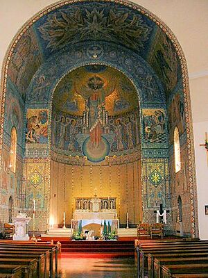 St John the Baptist Roman Catholic Church interior, Rochdale by Mike Berrell