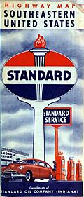 Standard oil indiana highwaymap