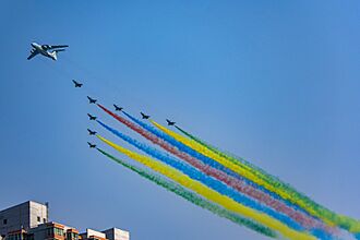Starting aerial formation of PRC70 Parade (20191001112401)