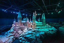 Studio model of Hogwarts at Leavesden Studios.jpg