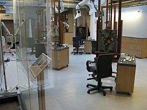 The Lunder Conservation Center Laboratory