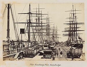 The Railway Pier, Sandridge, Melbourne, Victoria ca. 1878-79 (9445632207)
