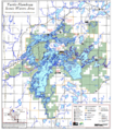 Turtle-Flambeau Flowage Bathometric Chart