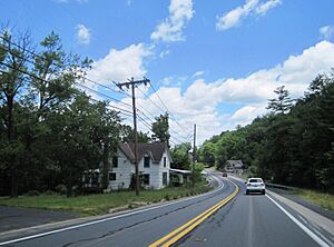 US 522 northbound in Alfarata