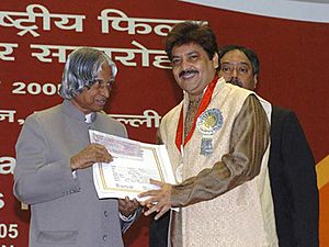 Udit Narayan with APJ Abdul Kalam
