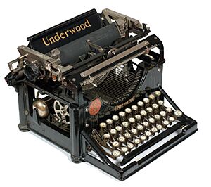 Underwood 1 typewriter, 1896