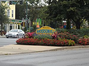 Welcome to Andersonville Sign
