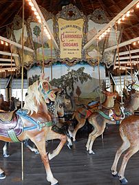 Weona Park Carousel Interior 04