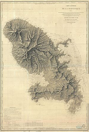 1831 Depot de la Marine Nautical Chart or Map of Martinique, West Indies - Geographicus - Martinique-depotdelamarine-1851