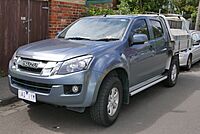 2013 Isuzu D-Max (MY12) LS-M 4WD 4-door cab chassis (2015-11-13)