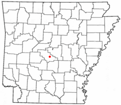 Location of Salem, Saline County, Arkansas