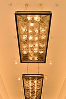 A lighting fixture of René Lalique in the Tokyo Metropolitan Teien Art Museum