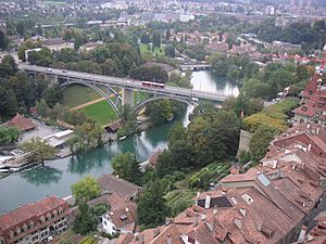 Aare river in Bern