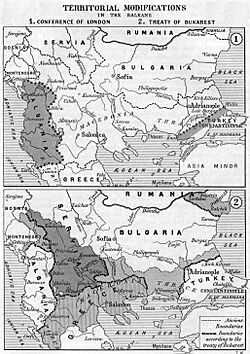 Balkan Wars Boundaries