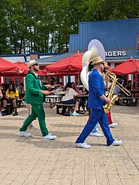 Band Performance at Six Flags (Atlanta, Georgia)