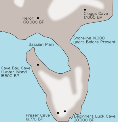 Bassian plain 14000 BP