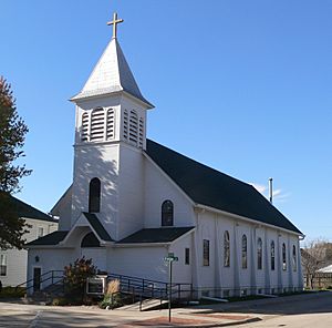 Beemer, Nebraska Holy Cross church from NE