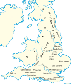 Britain peoples circa 600