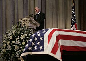 Bush eulogy for President Ford 2007