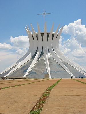 Cathedral Brasilia Niemeyer