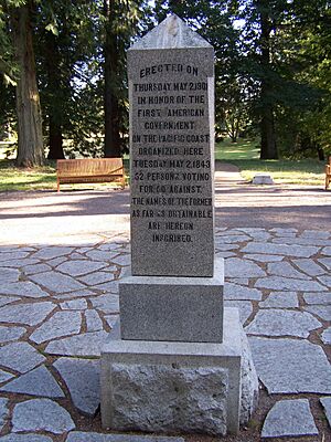Champoeg Monument