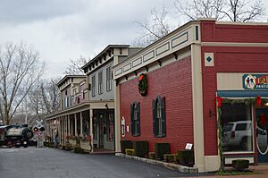 Commercial blocks in central Olmsted Falls