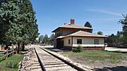 D&RGW Train Depot In Westcliffe, Colorado