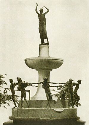 Depew Memorial Fountain - Maquette