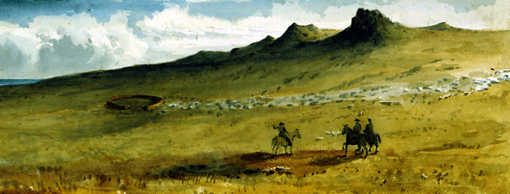 Edward Gennys Fanshawe, Mount William, Falkland Islands, May 1849 (Portion B)
