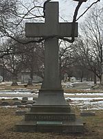 Eliza Emily Chappell Porter's grave at Rosehill Cemetery, Chicago 1