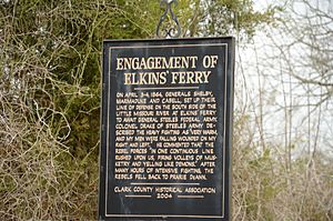 Elkins' Ferry, historic marker.JPG