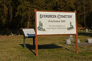 Evergreen Cemetery 1868