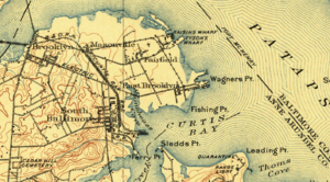 Fairfield Peninsula Map Detail 1907