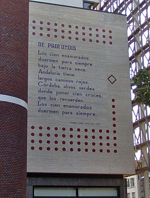 Federico Garcia Lorca - De profundis - Langebrug, Leiden