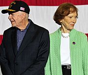 Flickr - Official U.S. Navy Imagery - Former President Jimmy Carter and Former first lady Rosalynn Carter visit USS Peleliu. (cropped)