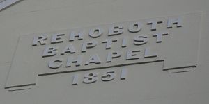 Former Rehoboth Chapel, Chapel Place, Tunbridge Wells - Date Plaque on Gable