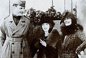 Fred Thomson, Frances Marion, Mary Pickford - Dec 1919 EH