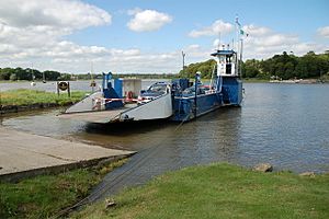 Free ferry (patrons only)^ - geograph.org.uk - 202349