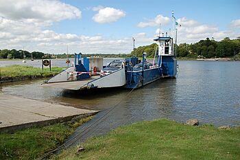 Free ferry (patrons only)^ - geograph.org.uk - 202349.jpg