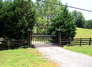 Gate at Montebrier